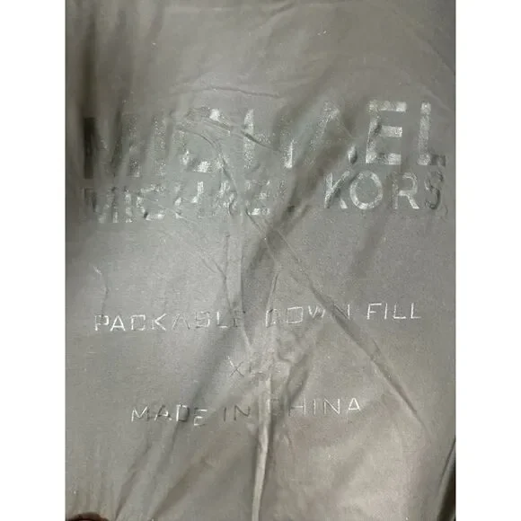 Michael Kors Light Puffer Packable Down Filled Jacket Women Size XL - Picture 3 of 8